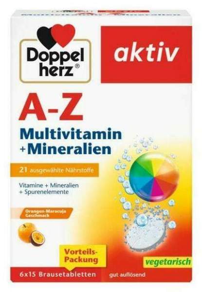 Doppelherz A-Z Multivitamin + Mineralien 6 x 15 Brausetabletten