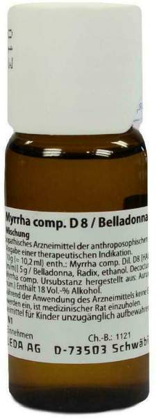 Weleda Myrrha Comp. D8 Belladonna Radix D10 Aa 50 ml Dilution