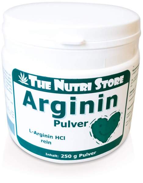 Arginin Hcl 100% Rein Pulver 250 G Pulver