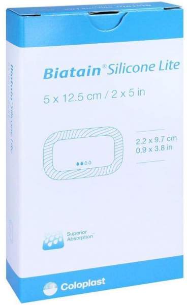 Biatain Silicone Lite Schaumverband 5x12,5 cm