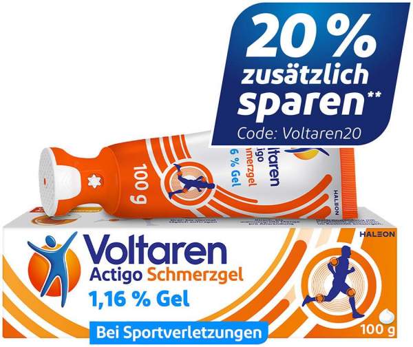 Voltaren Actigo Schmerzgel mit EASY Applikator 100 g