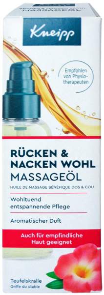 Kneipp Massageöl Rücken &amp; Nacken Wohl 100 ml