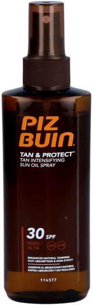 Piz Buin Tan &amp; Protect Sun Oil Spray Lsf 30 150 M