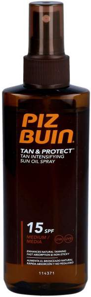 Piz Buin Tan &amp; Protect Sun Oil Spray Lsf 15
