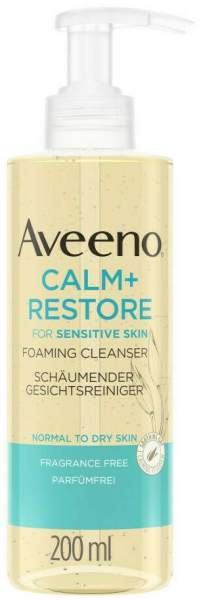 Aveeno Calm+ Restore Schäumender Gesichtsreiniger 200 ml