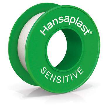 Hansaplast Fixierpflaster Sensitive 5 M X 1,25 cm 1 Rolle