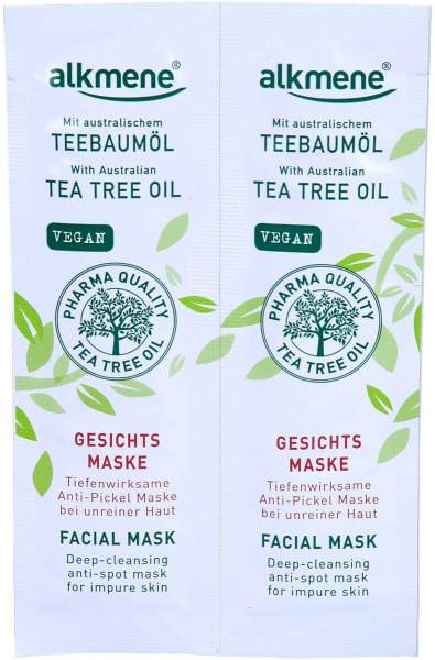 ALKMENE Teebaum Gesichtsmaske 2 x 6 ml