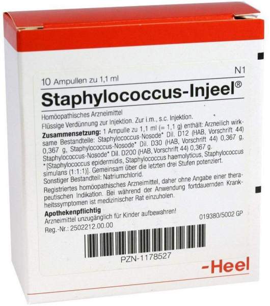 Staphylococcus Injeel 10 Ampullen