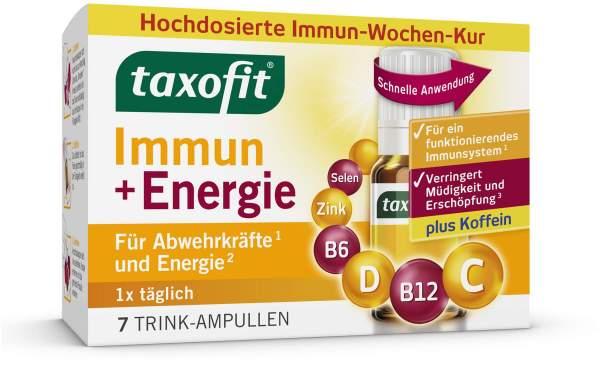 Taxofit Immun &amp; Energie 7 Trinkampullen