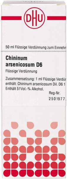 CHININUM ARSENICOSUM D 6 Dilution 50 ml