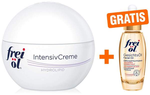 Frei Öl Hydrolipid Intensivcreme 50 ml + gratis Hydrolipid Gesichtsöl 30 ml