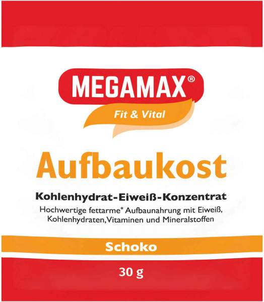 Megamax Aufbaukost Schoko Pulver