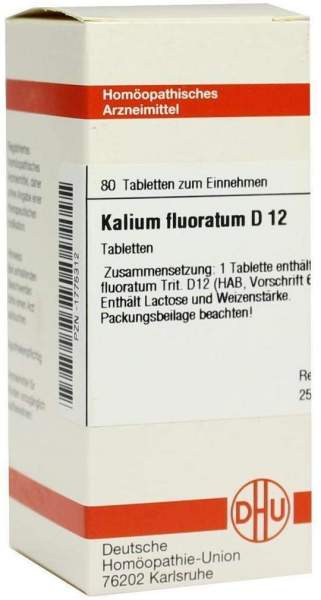 Kalium Fluoratum D 12 Tabletten