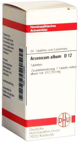 DHU Arsenicum album D12 80 Tabletten