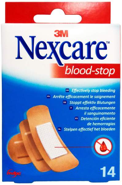 Nexcare Blood Stop Pflasterstrips 14 Stück