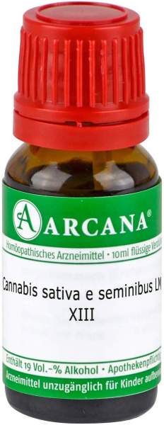 Cannabis Sativa E Seminibus Lm 13 Dilution 10 ml