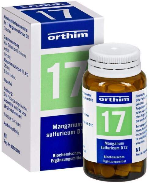 Biochemie Orthim 17 Manganum Sulfuricum D12 100 Tabletten