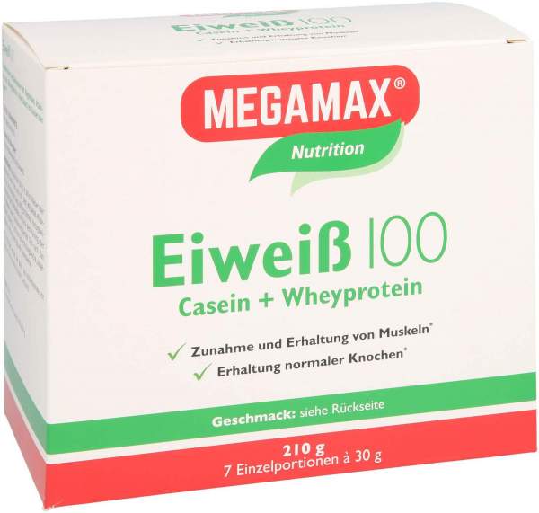 Megamax Eiweiß 100 Vanille 7x30 G Pulver