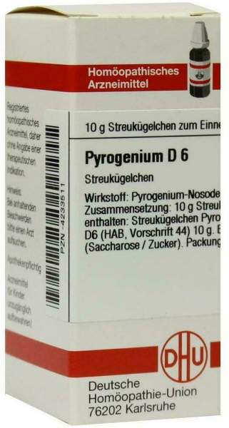 Dhu Pyrogenium D6 10 G Globuli