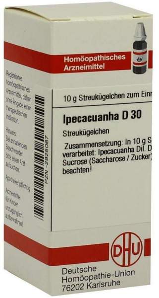 DHU Ipecacuanha D30 10 g Globuli