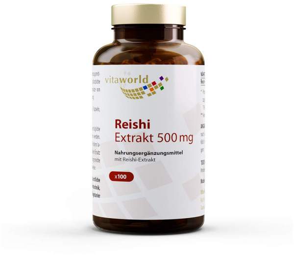 Reishi Extrakt 500 mg 100 Kapseln