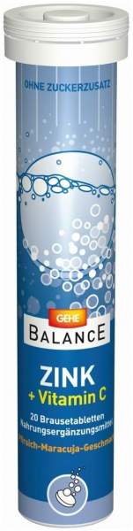 Gehe Balance Zink + Vitamin C 20brausetabletten