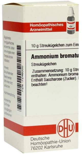 Ammonium Bromatum C 30 Globuli