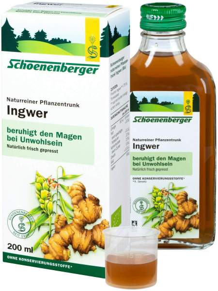 Ingwer Pflanzentrunk Schoenenberger