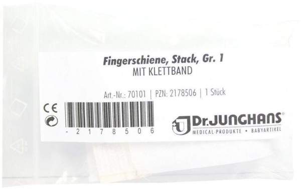 Fingerschiene Nach Stack Gr.1 Mit Klettband 1 Stück