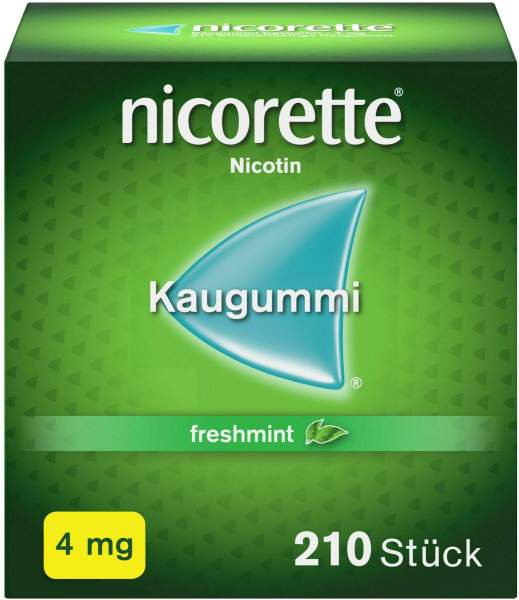 Nicorette 4 mg freshmint Kaugummi 210 Stück
