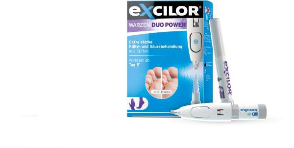 Excilor Warzen Duo Power 10 ml + 1,5 g Kombipackung