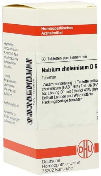Natrium Choleinicum D 6 Tabletten