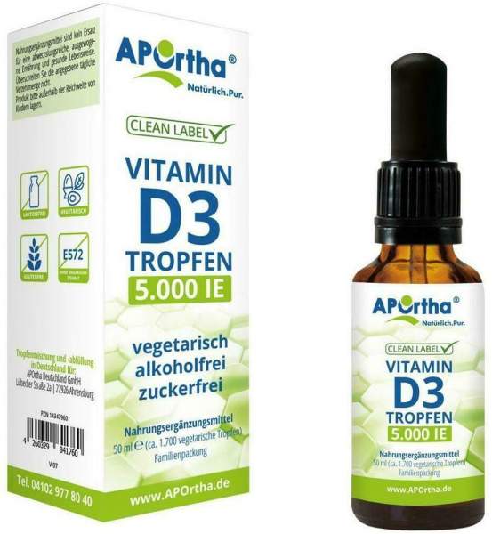 Vitamin D3 Tropfen 5.000 I.E. 125 µg 50 ml