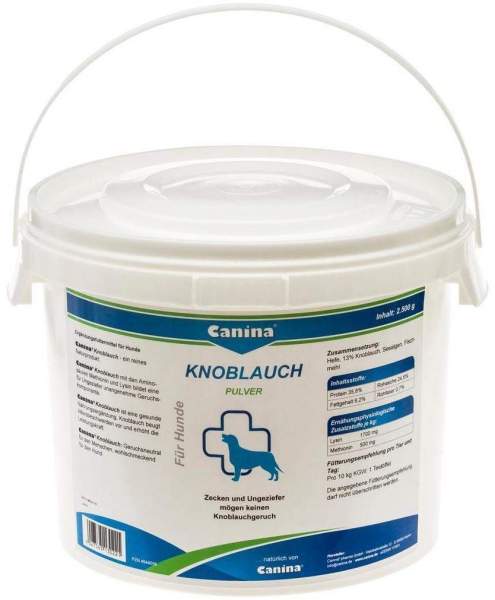 Canina Knoblauch Pulver Für Hunde 2,5 G