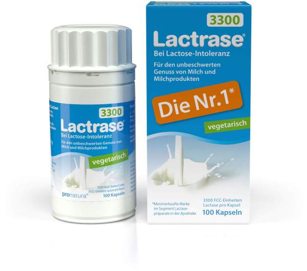 Lactrase Vegetarisch 3.300 100 Kapseln