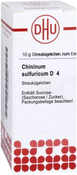 Chininum Sulfuricum D 4 Globuli