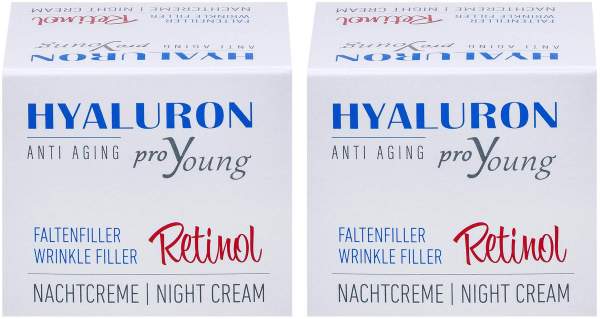 Proyoung Hyaluron Retinol 2 x 50 ml Nachtcreme