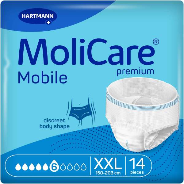 Molicare Premium Mobile 6 Tropfen Xxl 14 Stück