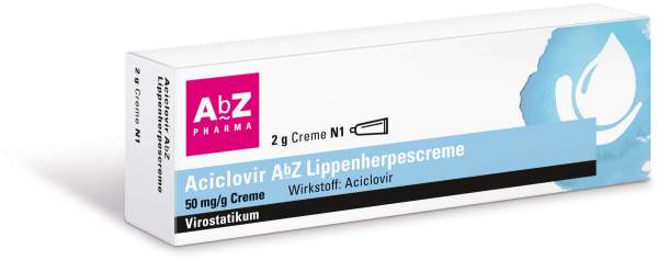 Aciclovir Abz Lippenherpescreme 2 G Creme