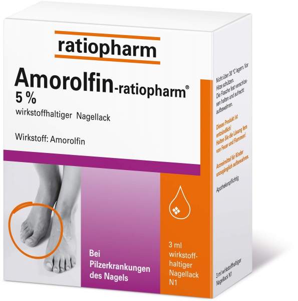 Amorolfin-ratiopharm 5% 3 ml Lösung