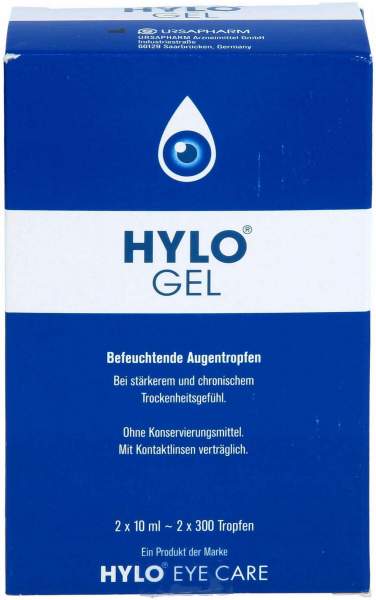Hylo-Gel Augentropfen 2 X 10 ml
