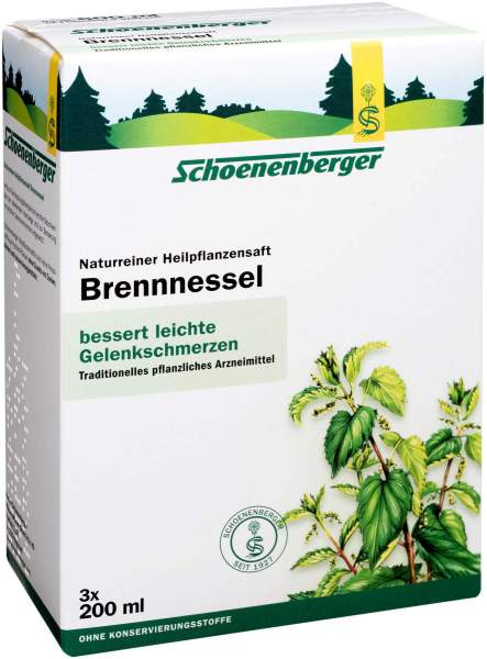 Brennesselsaft Schoenenberger 3 X 200 ml Saft