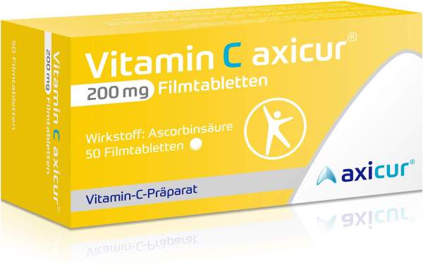 Vitamin C axicur 200 mg 50 Filmtabletten