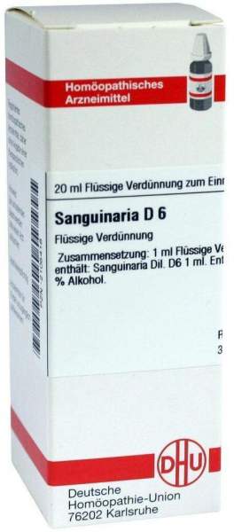 Sanguinaria D6 Dilution 20 ml Dilution