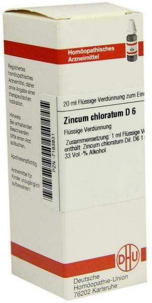Dhu Zincum Chloratum D6 20 ml Dilution