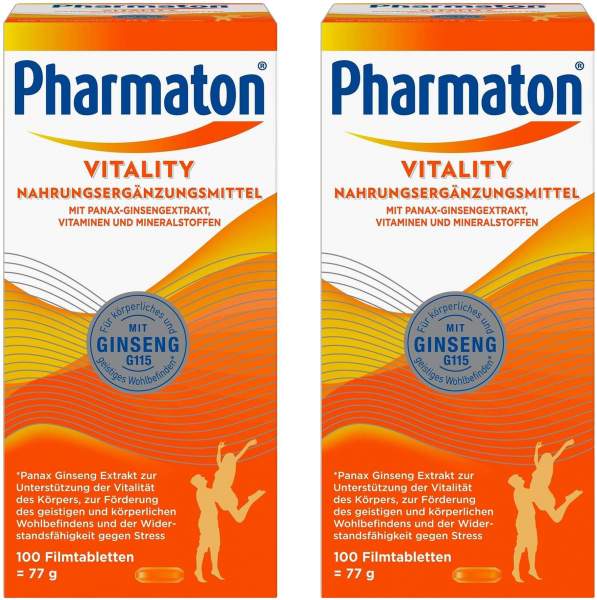 Pharmaton Vitality 2 x 100 Filmtabletten