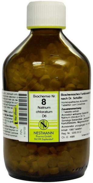 Biochemie 8 Natrium Chloratum D 6 1000 Tabletten