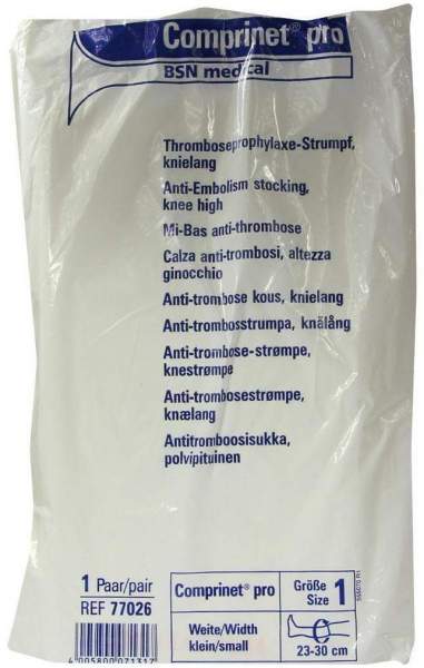 Comprinet Pro Strumpf Knielang Gr.1