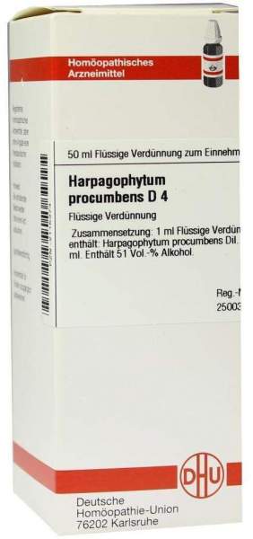 Harpagophytum Procumbens D4 Dhu 50 ml Dilution