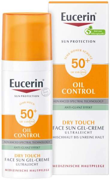 Eucerin Sun Oil Control Face LSF 50+ 50 ml Gel-Creme